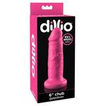 Dillio Chubby 6 inch Dildo - Pink