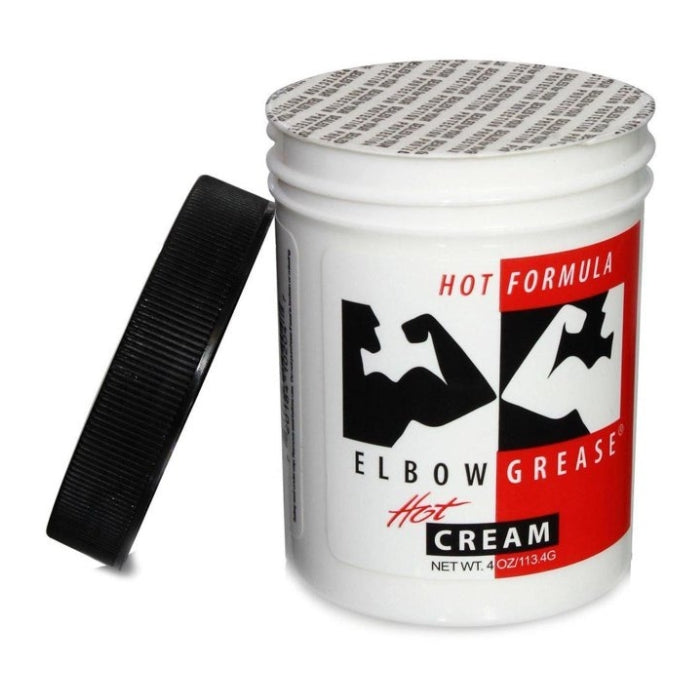 Cream that provides a warming and exhilarating sensation. Creamy to the touch, our formula coats and allows for minimal friction while leaving the skin soft and smooth. The creams are excellent for Solo Stimulation, Mutual Masturbation, and many other kink activities that you can think of. The cream is easily absorbed and does not leave a sticky or greasy feeling. 113.4g.