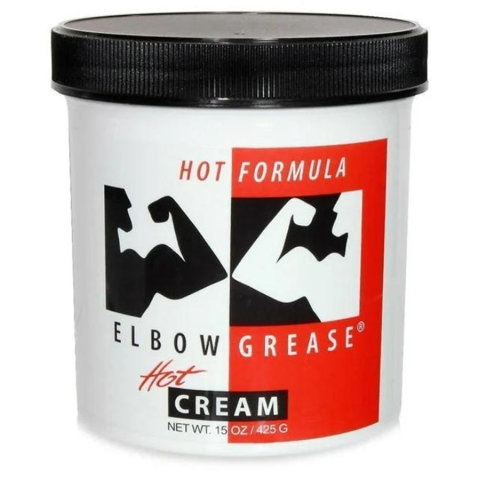 Cream that provides a warming and exhilarating sensation. Creamy to the touch, our formula coats and allows for minimal friction while leaving the skin soft and smooth. The creams are excellent for Solo Stimulation, Mutual Masturbation, and many other kink activities that you can think of. The cream is easily absorbed and does not leave a sticky or greasy feeling. 425g.