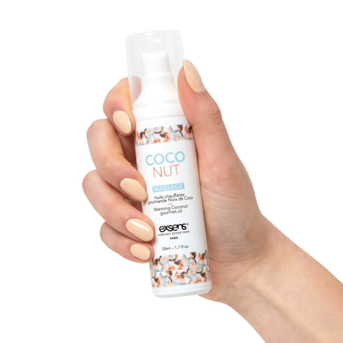 This gourmet Coco Nut massage oil with warming effect was specially created to bring new sensations and emotions into your intimate play. Raise the temperature and indulge in these irresistibly delicious warming gourmet massage oils. Their fresh and fruity flavours will delight your taste buds and open your appetite for intimacy.
