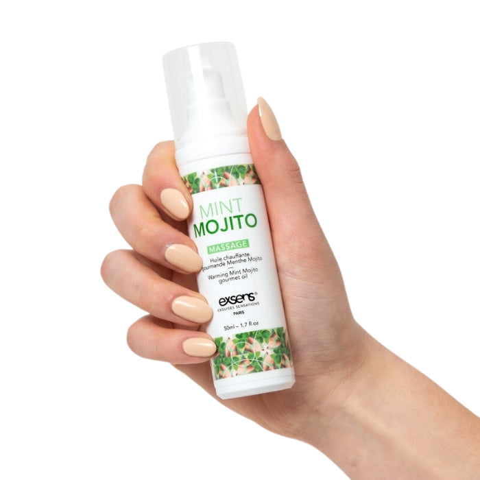 This gourmet Mojito massage oil with warming effect was specially created to bring new sensations and emotions into your intimate play. Raise the temperature and indulge in these irresistibly delicious warming gourmet massage oils. Their fresh and fruity flavours will delight your taste buds and open your appetite for intimacy.