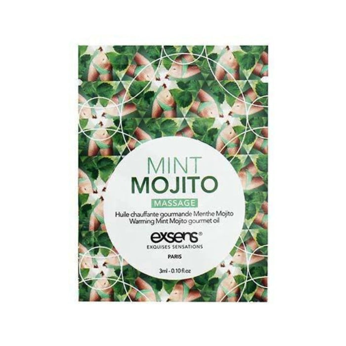 Exsens Warming Intimate Massage Oil - Mint Mojito (3ml)