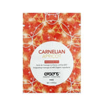 Carnelian Apricot: Carnelian crystals are said to give courage and promote fertility; mixes white grape and black currant over iris and violets. Use for sensual massage with a partner. Or simply enjoy these all natural crystal-energy infused oils for self-massage or nourishing your skin post-bath or post-shower. Light and easily absorbed oil great for all skin and hair types.