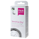 Fair Squared Condoms are designed for the sensitive user. Dry, transparent, cylindrically shaped condoms with reservoir without lube. Pack of 10.