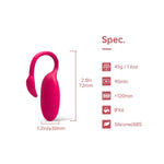 Be controlled no matter where you are with the Magic Motion App. Feel the adrenaline in your body thanks to our wearable vibrator Magic Flamingo. Magic Flamingo has been specially designed for couples who like to have sex in public and women who like to be teased when going out. 72mm high x 30mm diameter.