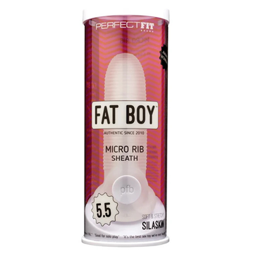 Perfect Fit Fat Boy Micro Ribbed Penis Sleeve 5.5 inch