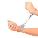 These handcuffs are perfect for beginners who are curious about the world of bondage and SM. The safety levers mean the handcuffs can be opened even if the keys can't be found. The handcuffs can be adjusted for a comfortable fit.