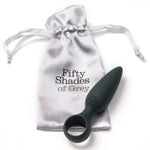 The Fifty Shades of Grey Something Forbidden butt plug is made from smooth silicone with a firm yet flexible form. The butt plug is shaped for sensational stimulation of one of your most sensitive spots. With a tapered tip graduating to a curved body, it's perfectly contoured for easy insertion and incredibly fulfilling satisfaction.