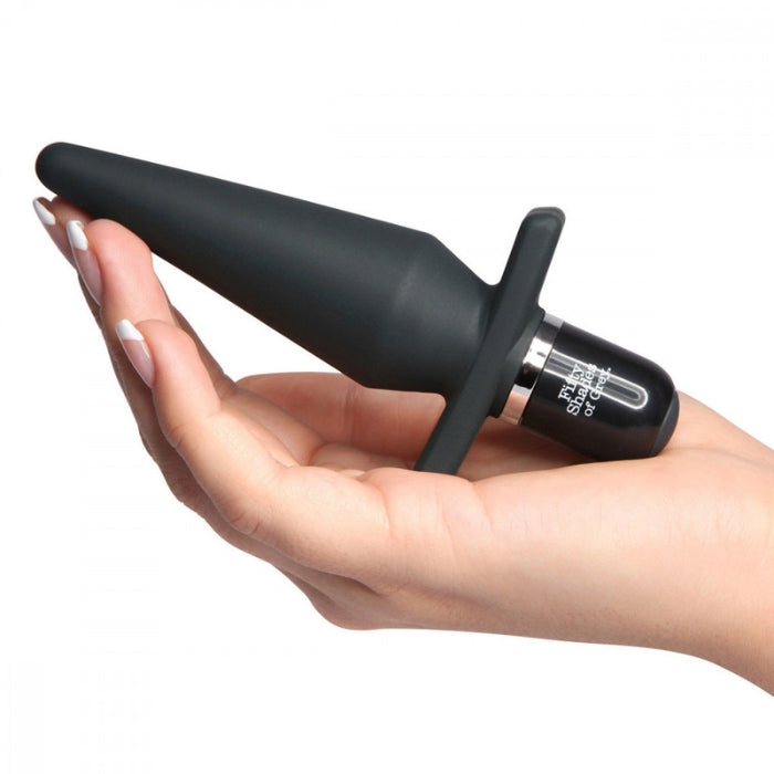 Savor the filling sensation of this sensually smooth and silky butt plug, with the added thrill of vibrations throbbing through its sensual curves. Explore the 3 vibration speeds and 7 patterns, and prepare for orgasmic waves of fulfilling pleasure. Includes a satin storage bag.
