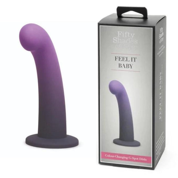 Fifty Shades of Grey G Spot Colour Changing Dildo - Feel It