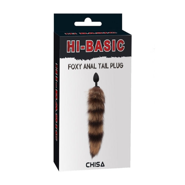 Try the furry Fox Tail Metal Butt Plug for sexy backdoor fun! The shining metal of this visually stunning plug is topped by a bushy tail of lifelike fur. The smooth, flawless stainless steel plug is designed with a tapered tip and gently swelled body, with a nice slim shaft and flared base to help keep it comfortably in place, even while crawling around on all fours.