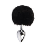 Experience a touch of elegance and playfulness with the Frolics Tail Fur Pom Pom Butt Plug in Black - Medium. This medium-sized butt plug combines sensuality with a luxurious fur pom pom for a unique and exciting sensation. Crafted for comfort and style, it's the perfect accessory to add a bit of whimsy to your intimate encounters.