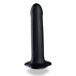 Fun Factory Magnum dildo. If you are looking for size, this definitely lives up to its name. This big boy is great for vaginal and anal play and the curved tip makes for easy insertion and massages the P-spot or the G-spot perfectly. Thanks to the flat suction cup base, it can be used for both vaginal and anal play, and is also harness compatible. It can be stuck to a clean, flat surface or wall for solo play. Body safe materials. 7.5inches