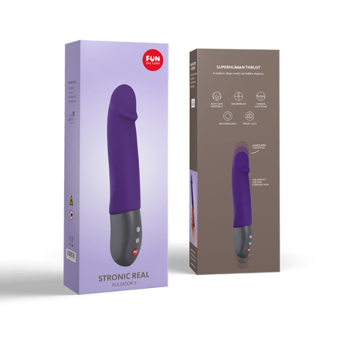 The STRONIC REAL gives the realistic shape and thrusting motion that is craved, plus incredible stamina (up to two hours on a single charge!) and a variety of speeds and pulsation patterns to choose from. Plus, it’s nearly silent!