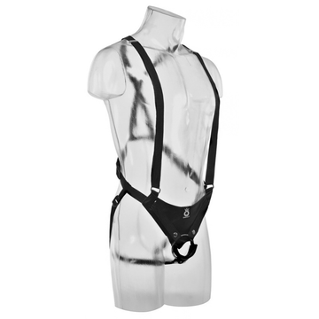 King Cock Hollow Suspender Strap On with Light Dildo 10 Inch