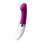 Deep Rose Lelo Gigi 2, G-spot vibrator! Its curved and attuned tip perfectly targets your G-spot for exhilarating solo pleasure or during foreplay! 8 satisfying modes let you easily and your perfect pattern and ideal intensity. The flattened head for precise contact, this toy is ideal for G-Spot or clitoral stimulation. Medical grade silicone. USB rechargeable. 100% waterproof.