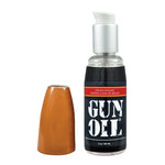 GUN OIL Silicone offers the slickest, longest-lasting glide you’ll find anywhere! Tt’s so super-slick and concentrated that it rarely if ever needs reapplying. It even has added Aloe Vera and Vitamin E to keep you and your partner extra comfy. Works great in water too, so try it in the shower, bath or spa…but be careful — it’s incredibly slippery!