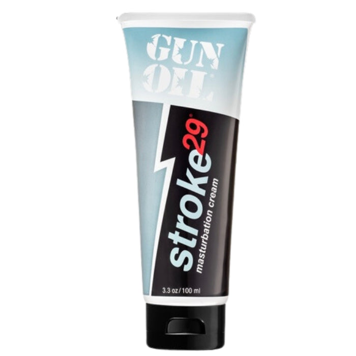 Stroke 29 is designed to take masturbation to a whole new level. Unlike silicone and water-based lubricants this thick non-greasy formula provides more than just wet slipperiness. As the cream heats up from repetitive stroking of masturbation, the product texture transforms at or around the 29th stroke to simulate the sensation of aroused human tissue. The product s viscosity stays intact and doesn't break down during its  transformation, so there is no need to re-apply. 100ml