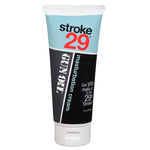Stroke 29 is designed to take masturbation to a whole new level. Unlike silicone and water-based lubricants this thick non-greasy formula provides more than just wet slipperiness. As the cream heats up from repetitive stroking of masturbation, the product texture transforms at or around the 29th stroke to simulate the sensation of aroused human tissue. The product s viscosity stays intact and doesn't break down during its  transformation, so there is no need to re-apply.