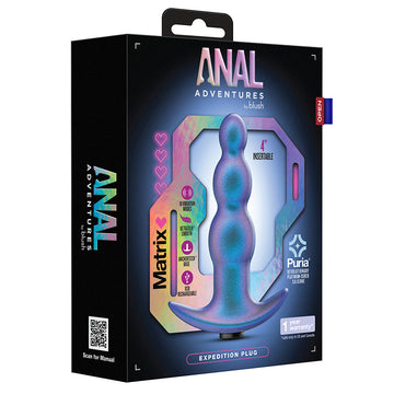 Anal Adventures Matrix Expedition Vibrating Anal Beads (USB)