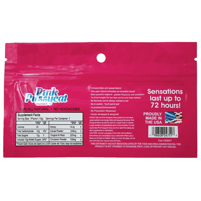 Pink Pussycat Female Enhancement Jelly Passion Fruit 15g