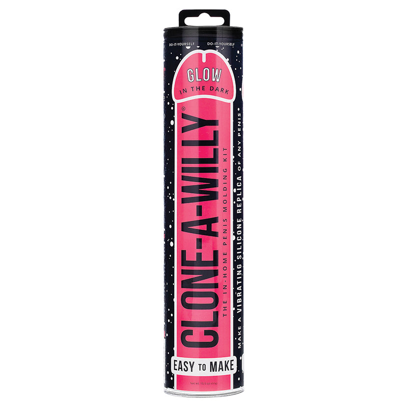 Clone A Willy Glow in the Dark Pink Vibrating Dildo Kit