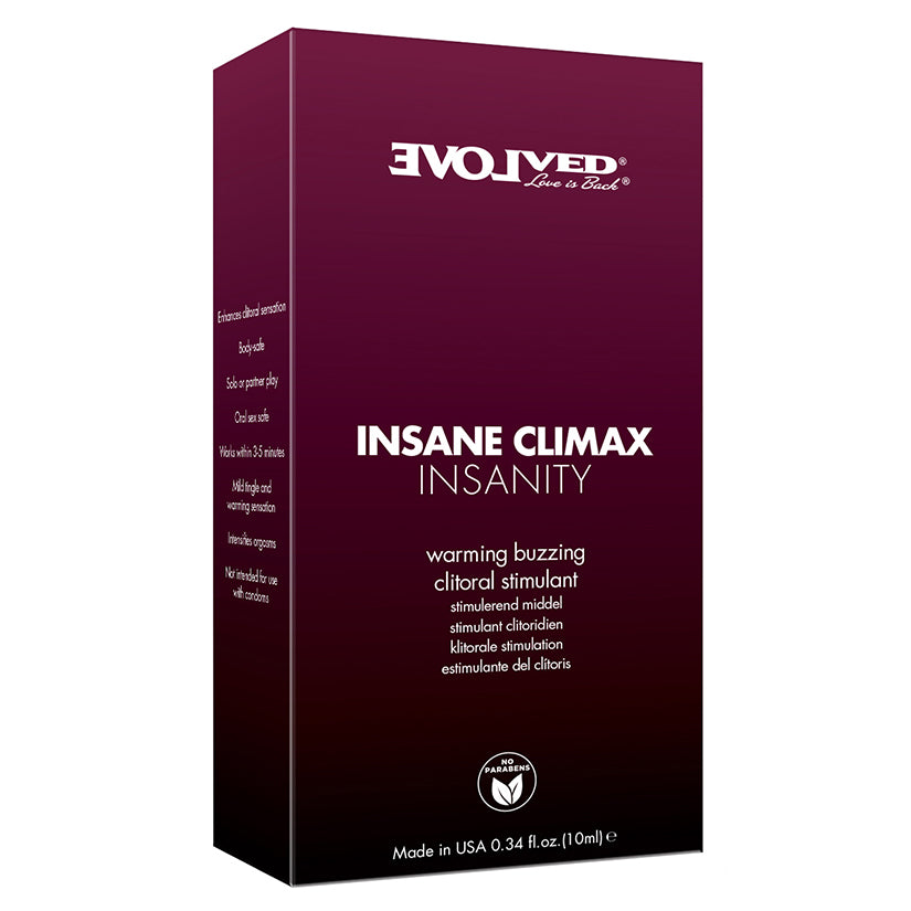 Evolved Insane Climax Insanity Clitoral Gel (10ml)