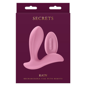 Prostate Secrets Rain Anal Plug with Remote 7F