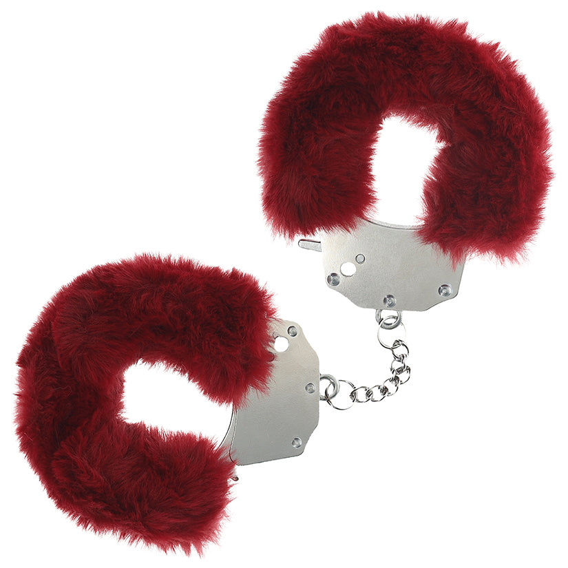 Ouch! Fluffy Handcuffs Burgundy