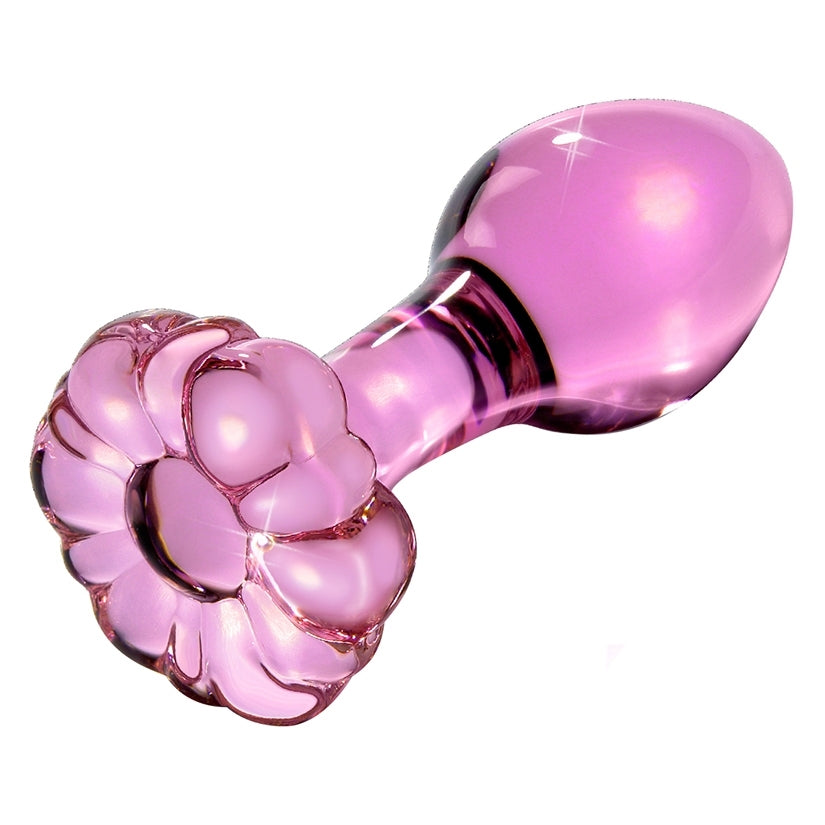 Icicles No.48 Glass Anal Plug Pink