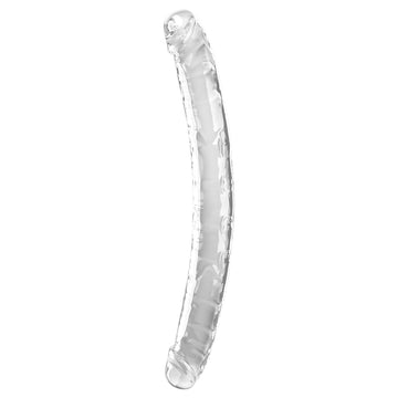 King Cock Clear 18-Inch Double Penetration Dildo