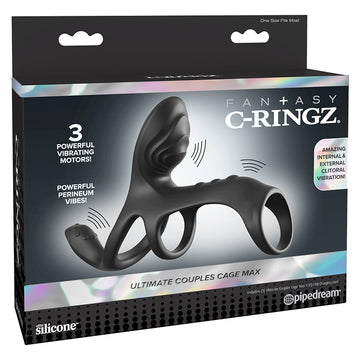 Fantasy C-Ringz 3F USB Vibrating Cock Ring & Shaft Ring