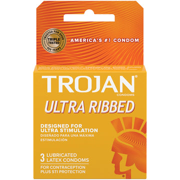 Trojan Ultra Ribbed Condoms (3)