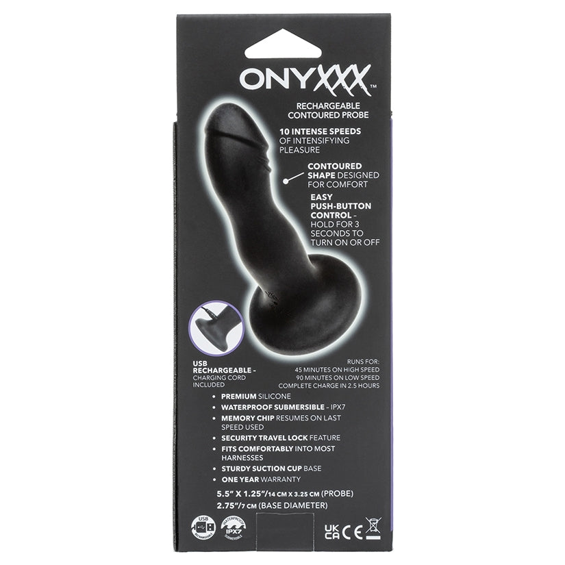 Calexotics Onyxxx Anal Plug Black 10F (USB)