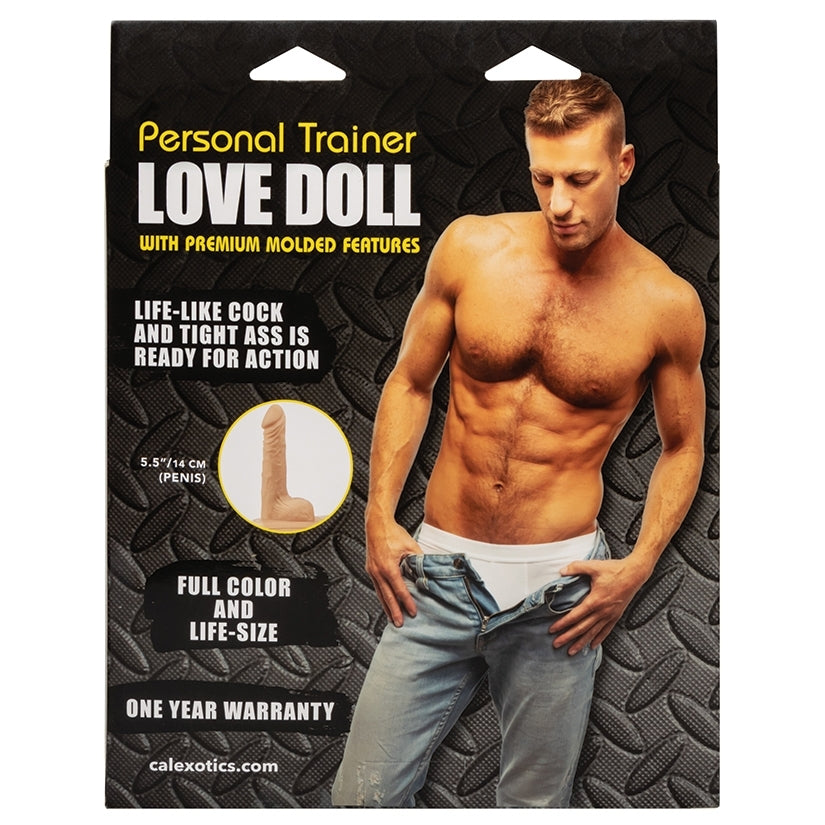 Calexotics Personal Trainer Blow Up Doll and Dildo