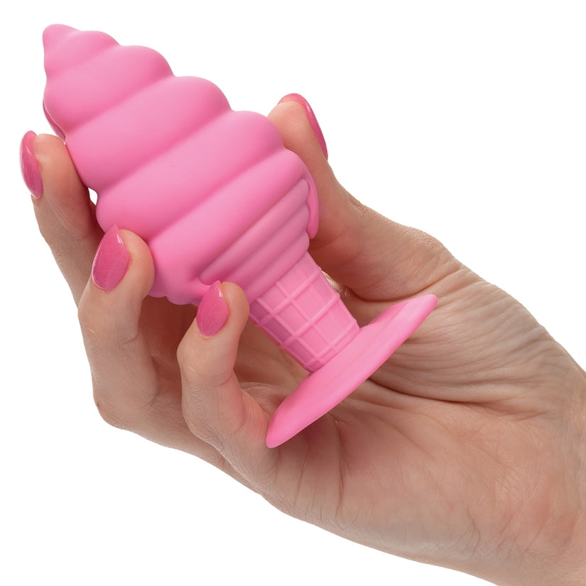 Yum Bum Ice Cream Cone Anal Plug Large Pink