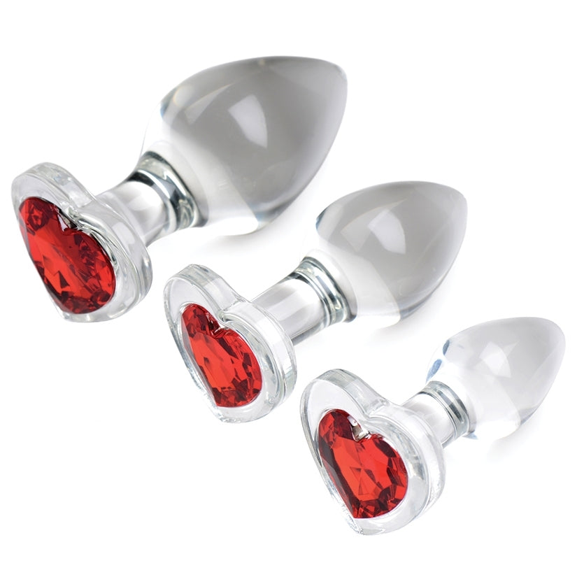 Booty Sparks Red Gem Heart Glass Training Kit