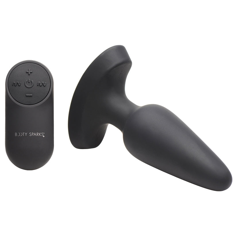 Booty Sparks LED Laser Heart Vibrating Anal Plug Medium