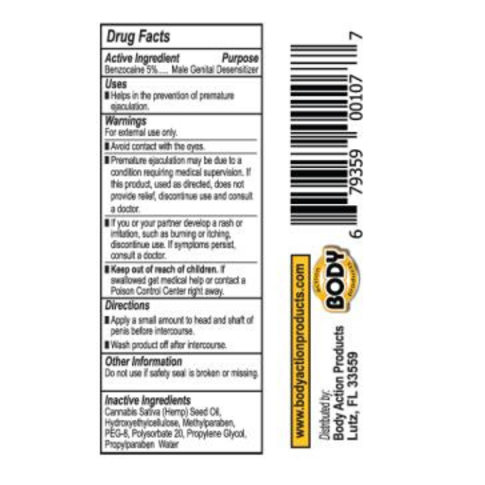 Higher Control Hemp Delay Sachet (2ml)