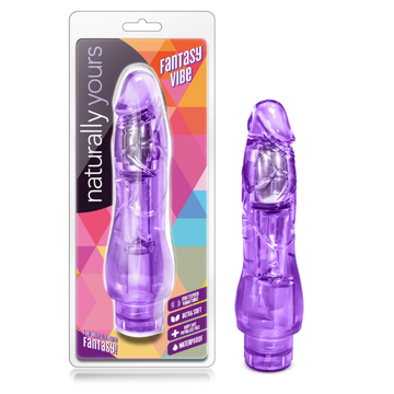 Naturally Yours Fantasy Vibrator Purple