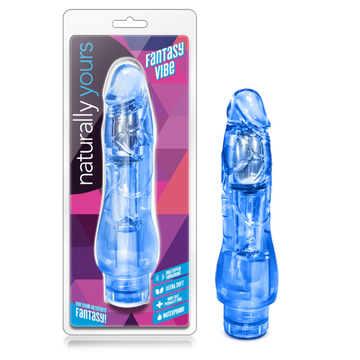 Naturally Yours Fantasy Vibrator Blue