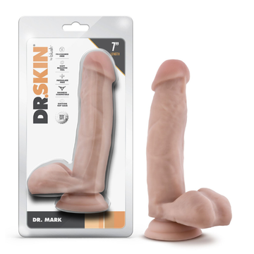 Dr. Skin Dr. Mark 7 inch Dildo with Scrotum