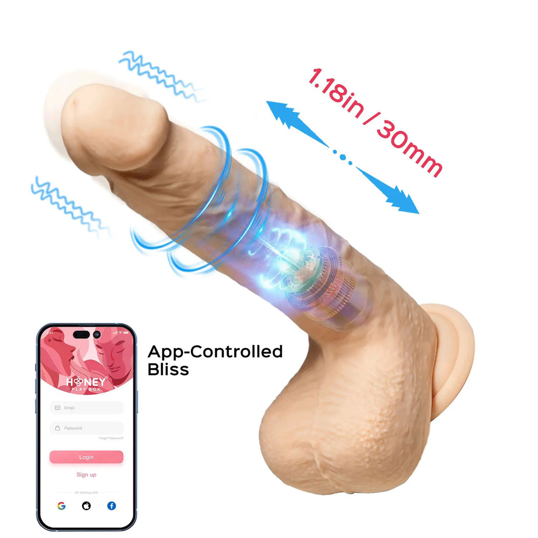 Honey Thrusting 8.5 inch Luis Dildo
