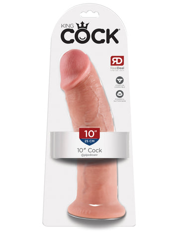 King Cock Pipedream 10 Inch Dildo Light