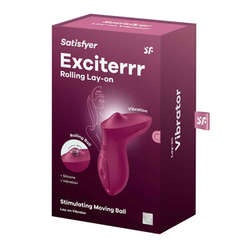 Satisfyer Exciterrr Rolling Lay On Berry