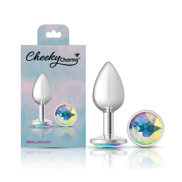 Cheeky Charms Round Iridescent Anal Plug Small