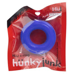 This cleverly designed cockring has a groove inside the ring that flattens out when worn, this keeps the ring in place and keeps a bit of lube between the ring and the wearer for comfort. This feature also prevents the rings from rolling up and down the shaft. Made from TPR silicone.