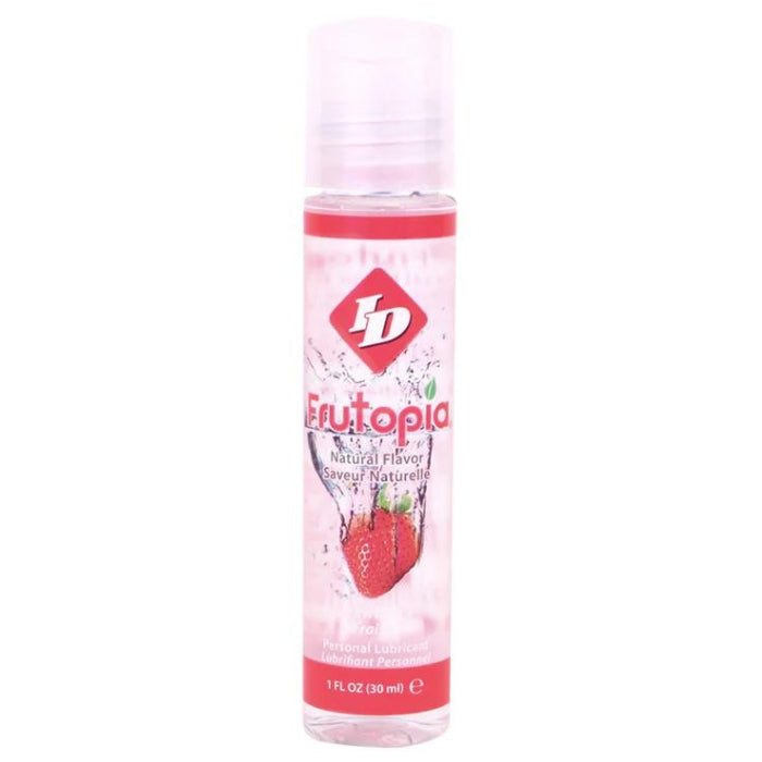 Add a little flavor to the bedroom with this delectable fruit flavored lube. Frutopia ® line comes available in a sexy 30ml bottle for ease of application. Whether you’re looking for a citrusy blast or a refreshing mouthful, you’ll find that and more with our six delicious flavors: Raspberry, Banana, Watermelon, Strawberry and Cherry.