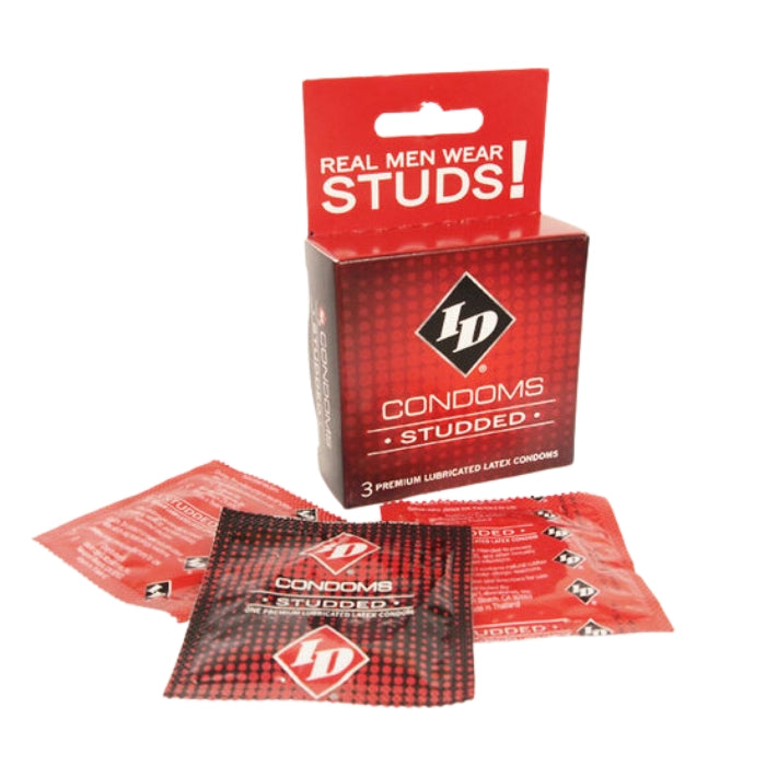 Stimulation is key to adding an extra dose of heat to your bedroom exploits. A great way to do this is by adding some textured condoms to the mix. One of the biggest benefits of using a textured line comes from the heightened sexual stimulation offered by ID Studded condoms. Unlike regular condoms, our textured condoms are dotted with small studs along the surface which help incite arousal in your partner.