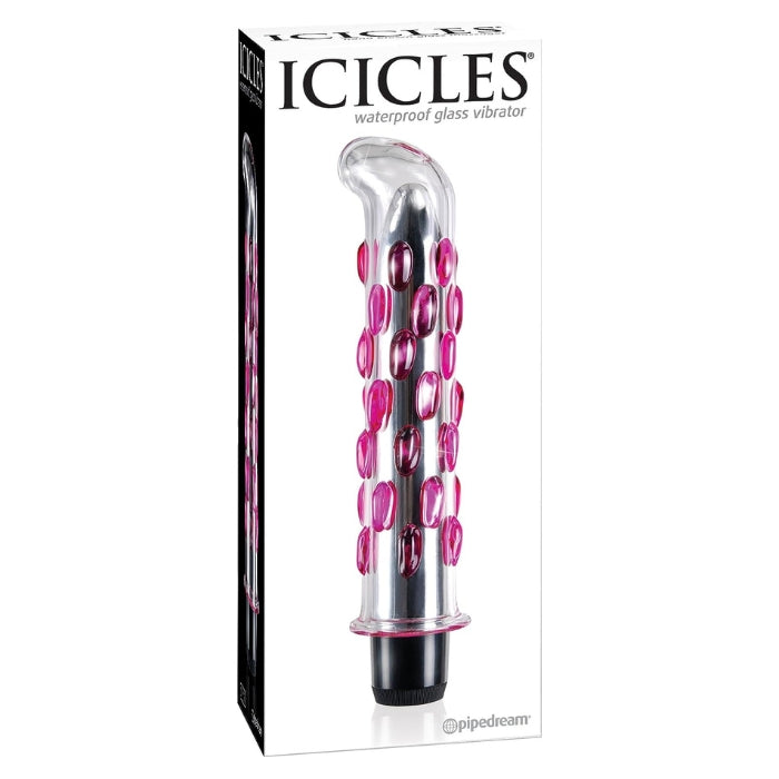 Icicles 7inch Vibrating Massage Wand - Pink
